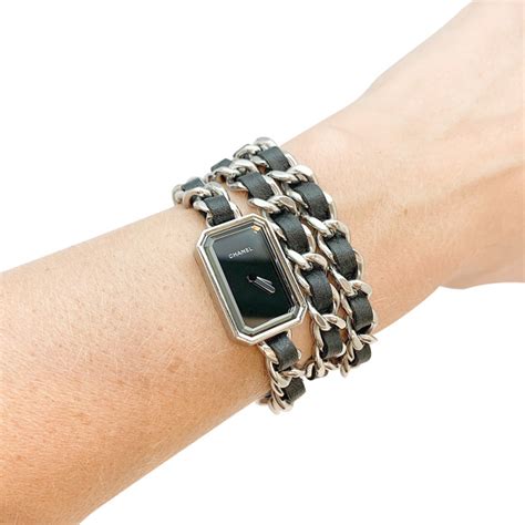 chanel watch chain bracelet|chanel stainless steel bracelet.